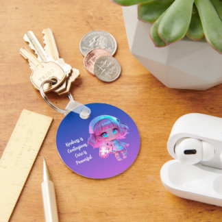 Porte-clés Kindness is Contagious, Care is Powerful Key Ring