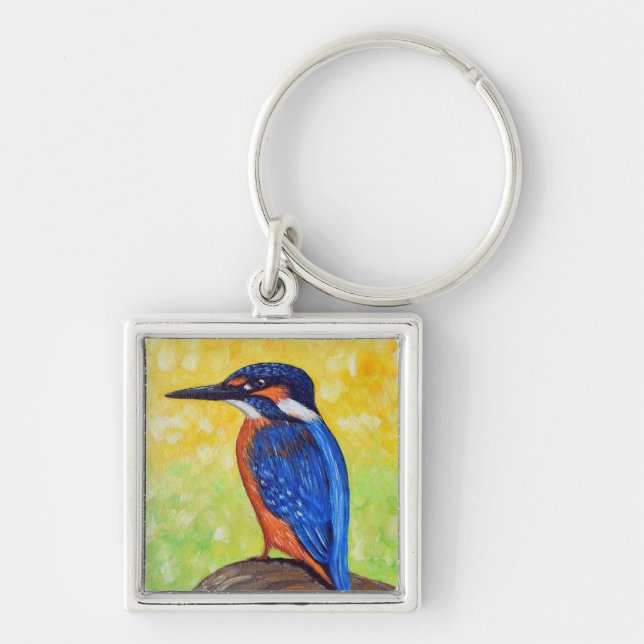 Porte-clés Kingfisher Painting (Devant)