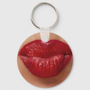 Porte-clés Kiss Kiss Red Lips Love