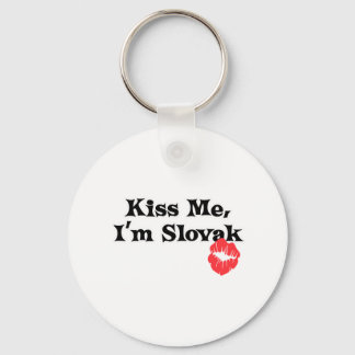Porte-clés Kiss Me I&apos ; m Slovaque