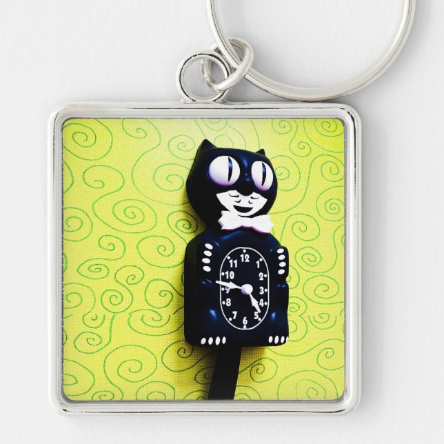 Porte-clés Kit antique Cat Horloge Porte - clé (Devant)