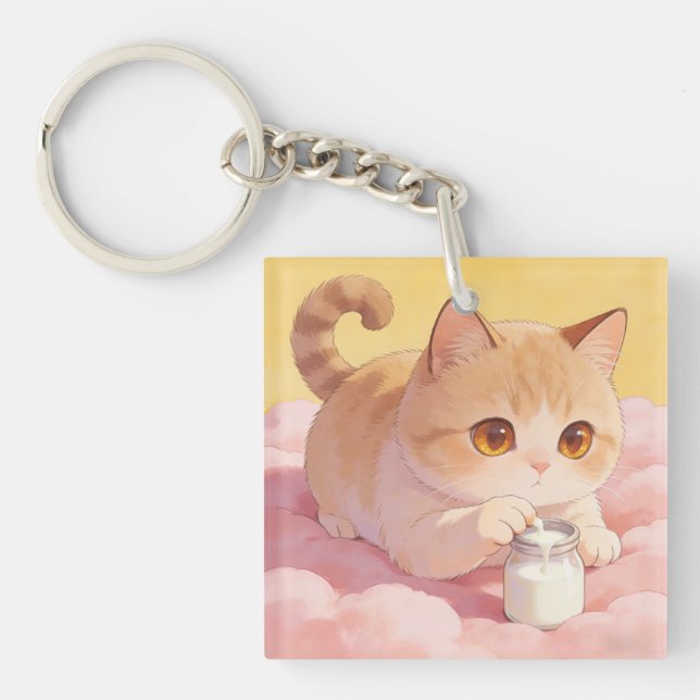 Porte-clés Kitten Milk Keychain (Devant)