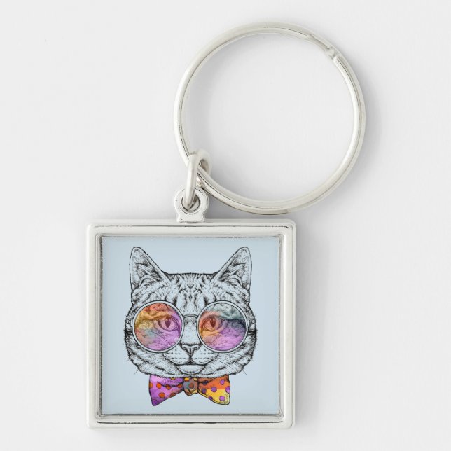 Porte-clés Kitty sage KAT (Devant)