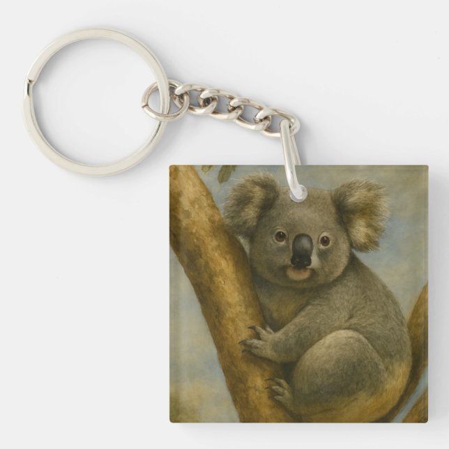 Porte-clés Koala à la lumière calme (Devant)