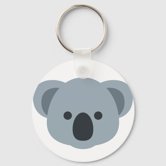 Porte-clés Koala emoji (Recto)