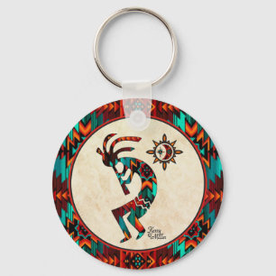 Porte-clés Kokopelli Sud-Ouest Jouer Porte - clé à la lueur