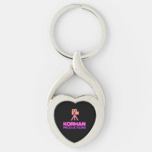 Porte-clés Korman Productions YouTube Channel Pink Logo