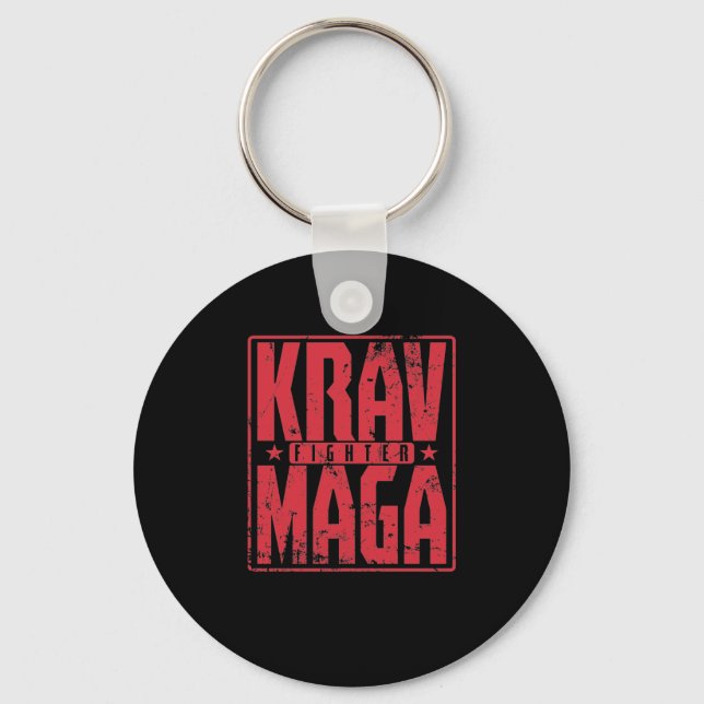 Porte-clés Krav Maga Fighter (Recto)