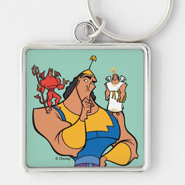 Porte-clés Kronk With Angel and Devil on Shoulders (Devant)