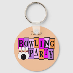 Porte-clés KRW Custom Bowling fête d'anniversaire