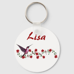 Porte-clés KRW Nom personnalisé Porte - clé de colibri