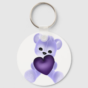 Porte-clés KRW Purple Teddy