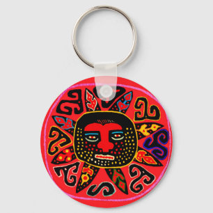 Porte-clés Kuna Tribal Del Sol
