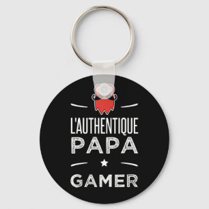 Porte-clés L authentique papa gamer