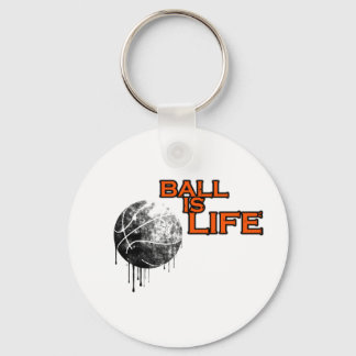 Porte-clés La balle est la vie