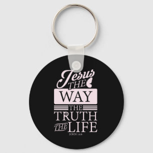 Porte-clés La Bible Verse Jésus Le Chemin La Vérité La Vie Je