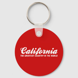 Porte-clés la californie est le plus grand pays du monde