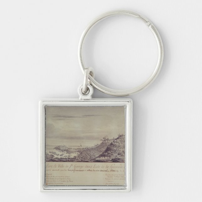Porte-clés La capture française Grenada, 1779 (Devant)