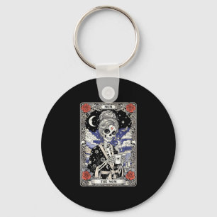 Porte-clés La carte de tarot de la mère squelette gothique vi