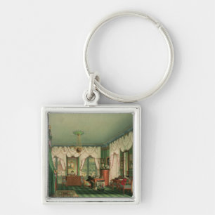 Porte-clés La chambre à coucher d'Elizabeth de la Bavière