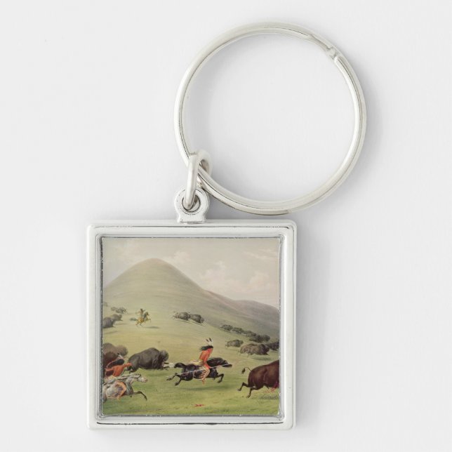 Porte-clés La chasse de Buffalo, c.1832 (Devant)