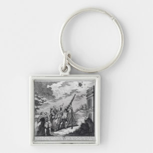 Porte-clés La comète de Halley observée en 1759 par Cassini