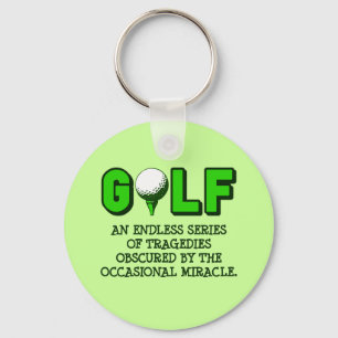 PORTE-CLÉS LA DÉFINITION DU GOLF