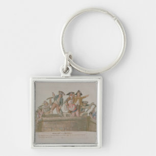 Porte-clés La démolition de la bastille, juillet 1789