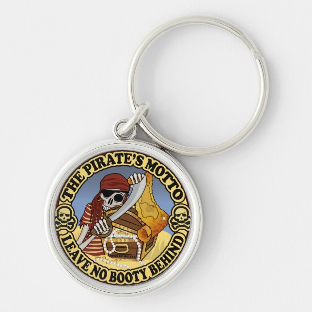 Porte-clés La devise du pirate (Devant)