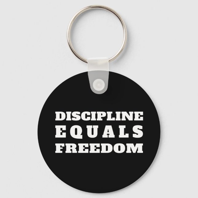 Porte-clés La discipline de Jocko Willink équivaut à la liber (Recto)