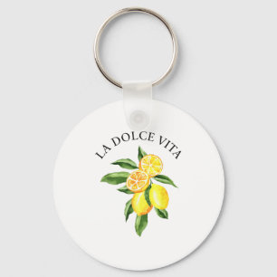 Porte-clés La Dolce Vita Lemon Italien Été Limoncello Amal