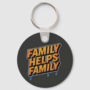 Porte-clés La famille aide la famille