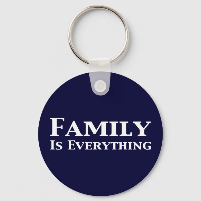 Porte-clés La famille est tout cadeau (Recto)