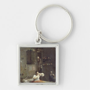 Porte-clés La femme avec la puce