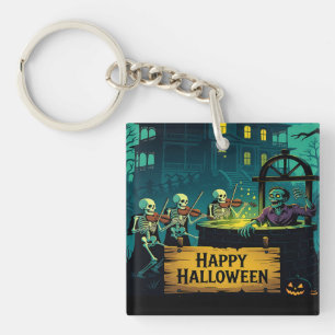 Porte-clés La Fontaine à souhaits zombie de la Maison hantée 