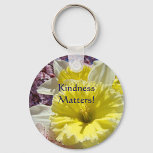 Porte-clés La gentillesse compte ! chaîne de clés Fleur de jo