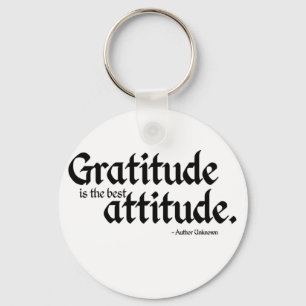 Porte-clés La gratitude est la meilleure attitude