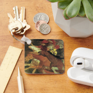 Porte-clés La Guerre par Arnold Böcklin, Symbolisme Ancien Ar