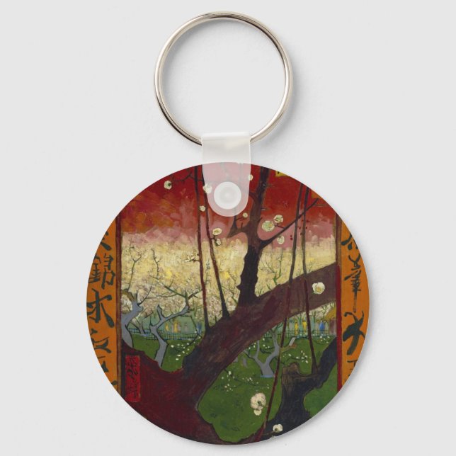 Porte-clés La japonaise de Van Gogh après Hiroshige (Recto)