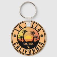 La Jolla California Vintage Palm Trees Souvenirs