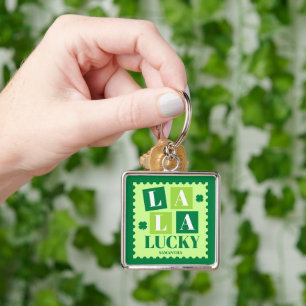 Porte-clés La La Lucky Saint-Patrick Personalisé