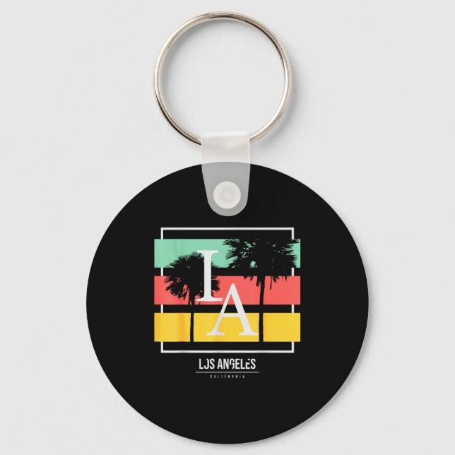 Porte-clés La Los Angeles California  (Recto)