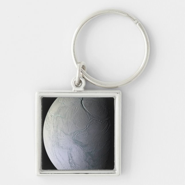 Porte-clés La lune de Saturne Encelade (Devant)