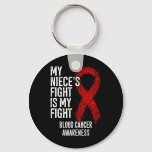 Porte-clés La lutte de ma nièce est ma lutte contre le cancer