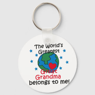 Porte-clés La meilleure grande grand-maman appartient à moi