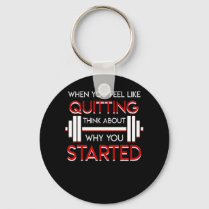 Porte-clés La motivation de séance d'entraînement de gymnas