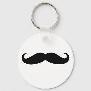 Porte-clés La moustache est drôle