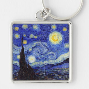 Porte-clés La nuit étoilée Van Gogh a inspiré le porte - clé