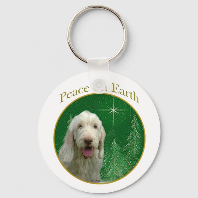 Porte-clés La paix de Spinone Italiano (Recto)