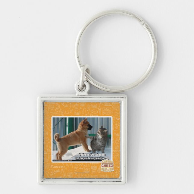 Porte-clés La patience, sauterelle (Devant)